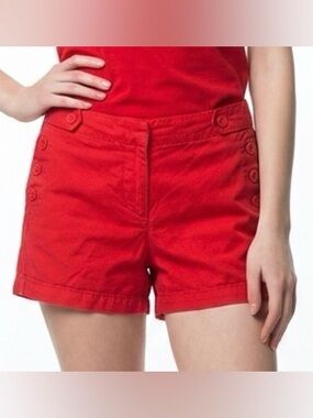 Merona Red Button-Accent Women's Shorts